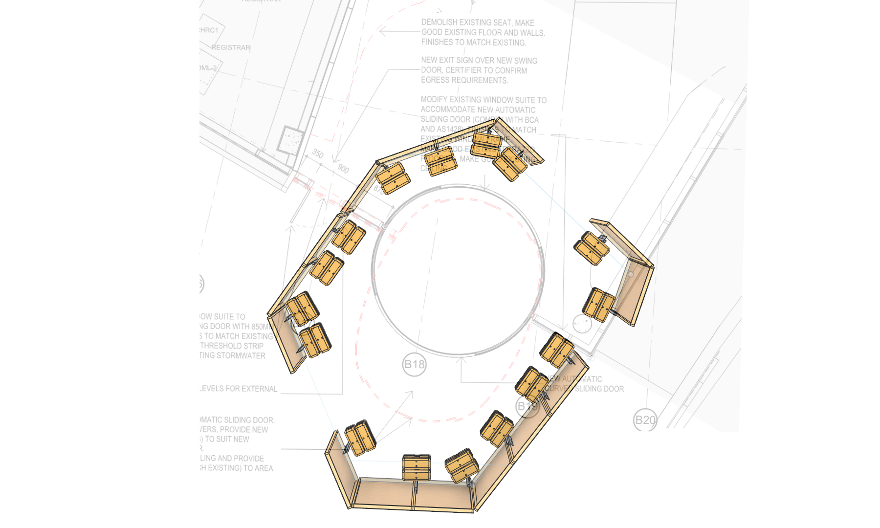 Shopping Centre Hoarding Design Layout